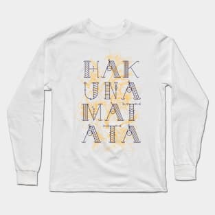 Hakuna Matata Long Sleeve T-Shirt